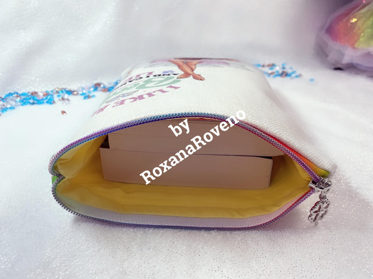 Quote 'I like big books and I cannot lie' handmade book sleeve Personalised by roxana roveno special gift for a book lover and for Valentine's Day fits well two medium books inside