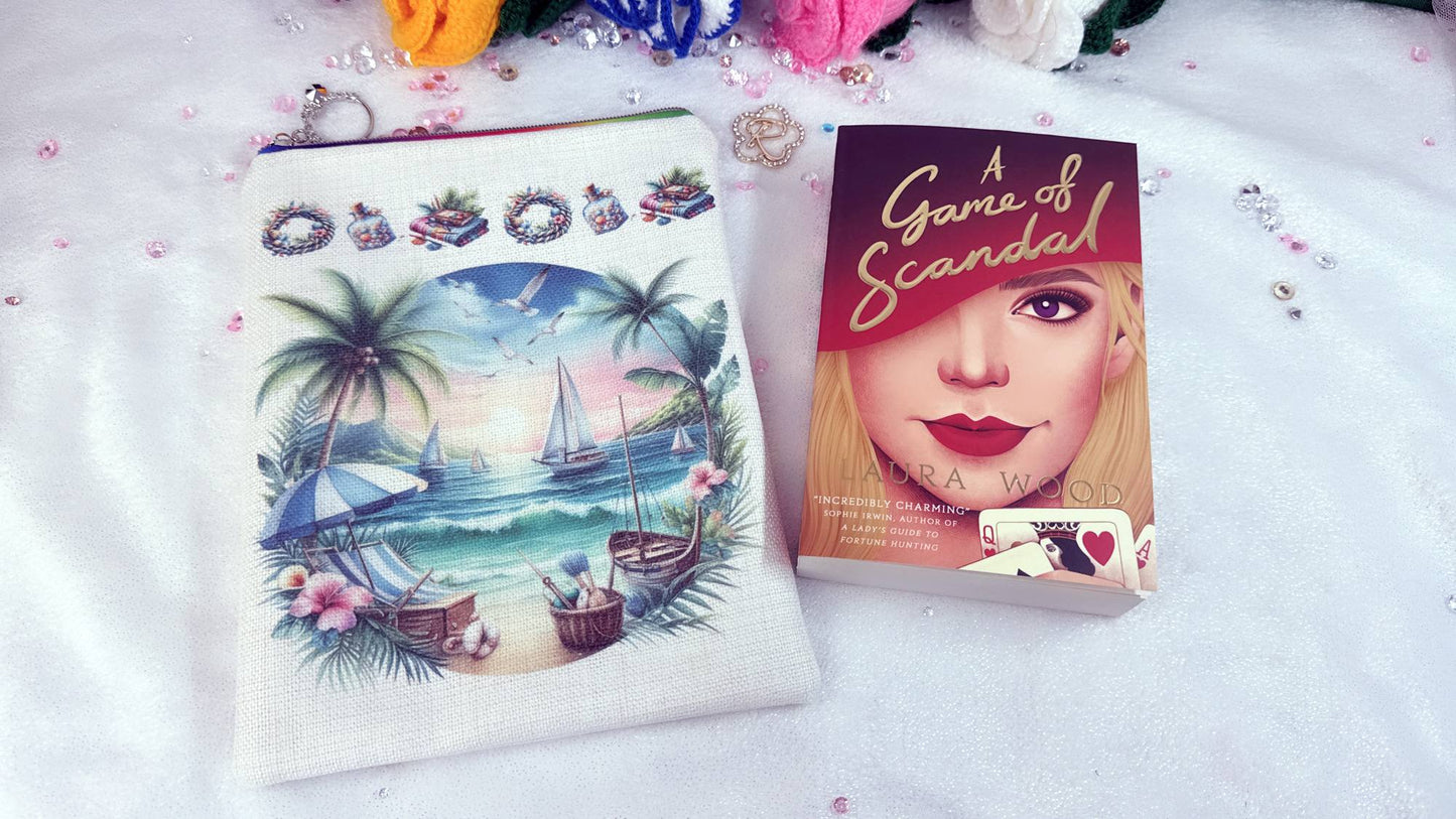 handmade personalised book sleeve "Sunlight writes upon the skin, Book Lover"&nbsp;made from the highest quality materials and vibrant colors.&nbsp;The rainbow zip adds a stylish touch while providing excellent protection for your books, ensuring they remain safe wherever you go. These unique book sleeve provide protection for your favorite books, journals or notebooks. designed by Roxana Roveno  rainbow 