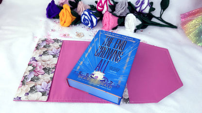 Our handmade book covers are designed to offer both style and functionality, especially for books that don’t quite fit into standard book sleeves. Whether it’s a hardback edition, a slightly larger paperback, or a collector’s piece, this cover provides the perfect balance of protection and elegance. perfect protection for books like The End Crowns All, crafted by roxana Roveno, perfect personalised gifts in UK
