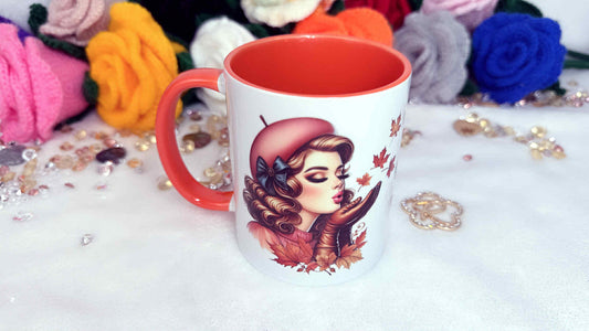 Celebrate the cosy season with our Autumn mug. Perfect for tea, coffee or hot chocolate, this autumn-themed mug makes a thoughtful gift or a treat for yourself. designed by roana roveno