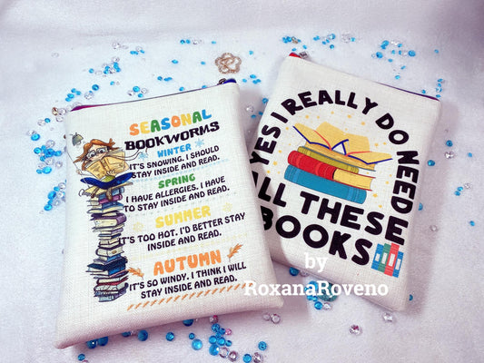 Book Worm Personalised Book sleeves Unique gift