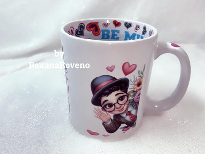 personalised gift by Roxana Roveno perfect mug for Valentines day Perfect love quote his face 