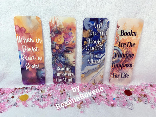 Personalised gift for book lover Bookmarks set Quotes perfect gift bookmarks for readers book for book lover 