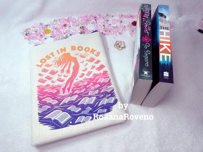 bookworm accessorie personalised gifts fabric book cover 