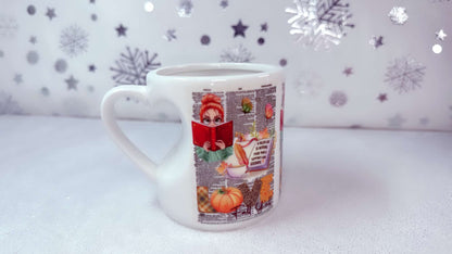 heart mug sublimation best book lover gift personalised by RoxanaRoveno