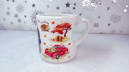 Read BOOK, drink tea, BE HAPPY, 11oz Heart Mug