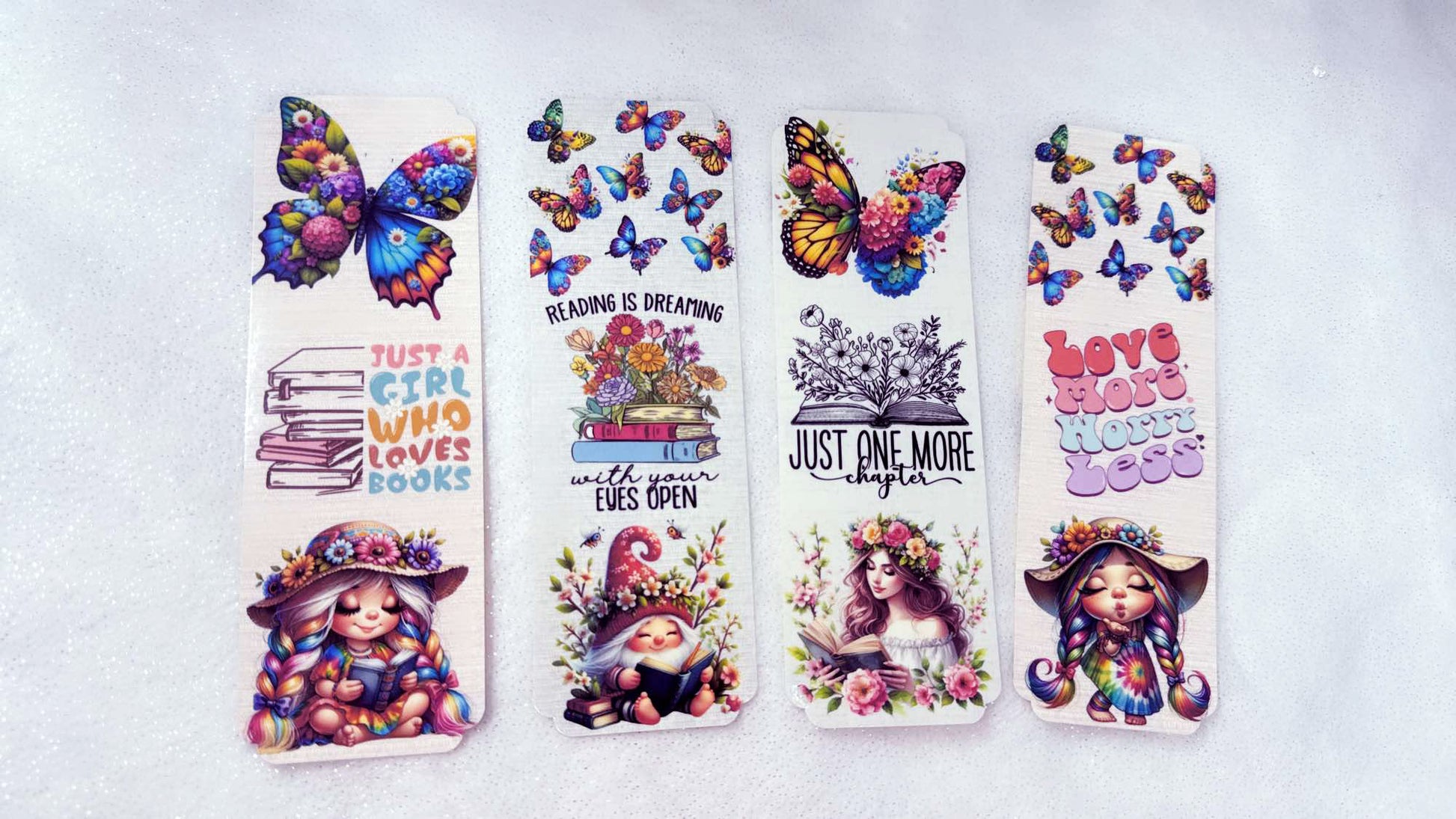 Quotes Bookmarks Set Personalised by Roxana Roveno Unique Design specia gift for a book Lover perfect gift for reader