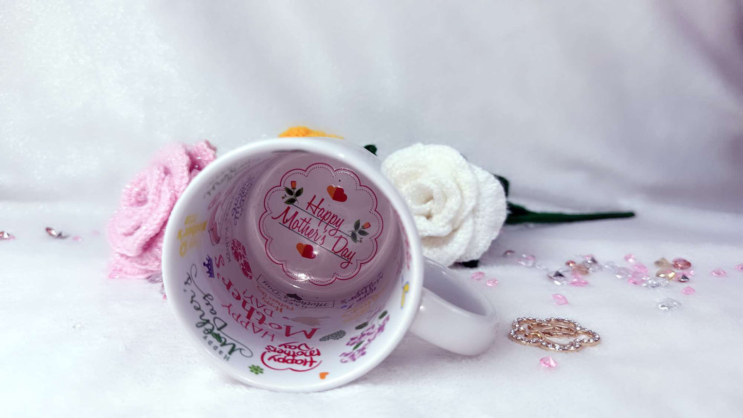 Personalised mug by Roxana Roveno special designed for Mother's Day perfect gift for mom wife boss mugs coms also printed inside