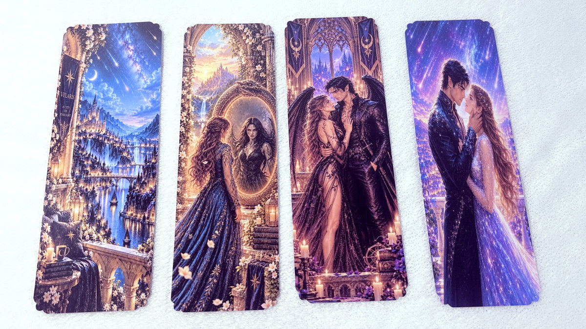 Fantasy court laminated bookmarks for book lovers – RoxanaRoveno Gifts