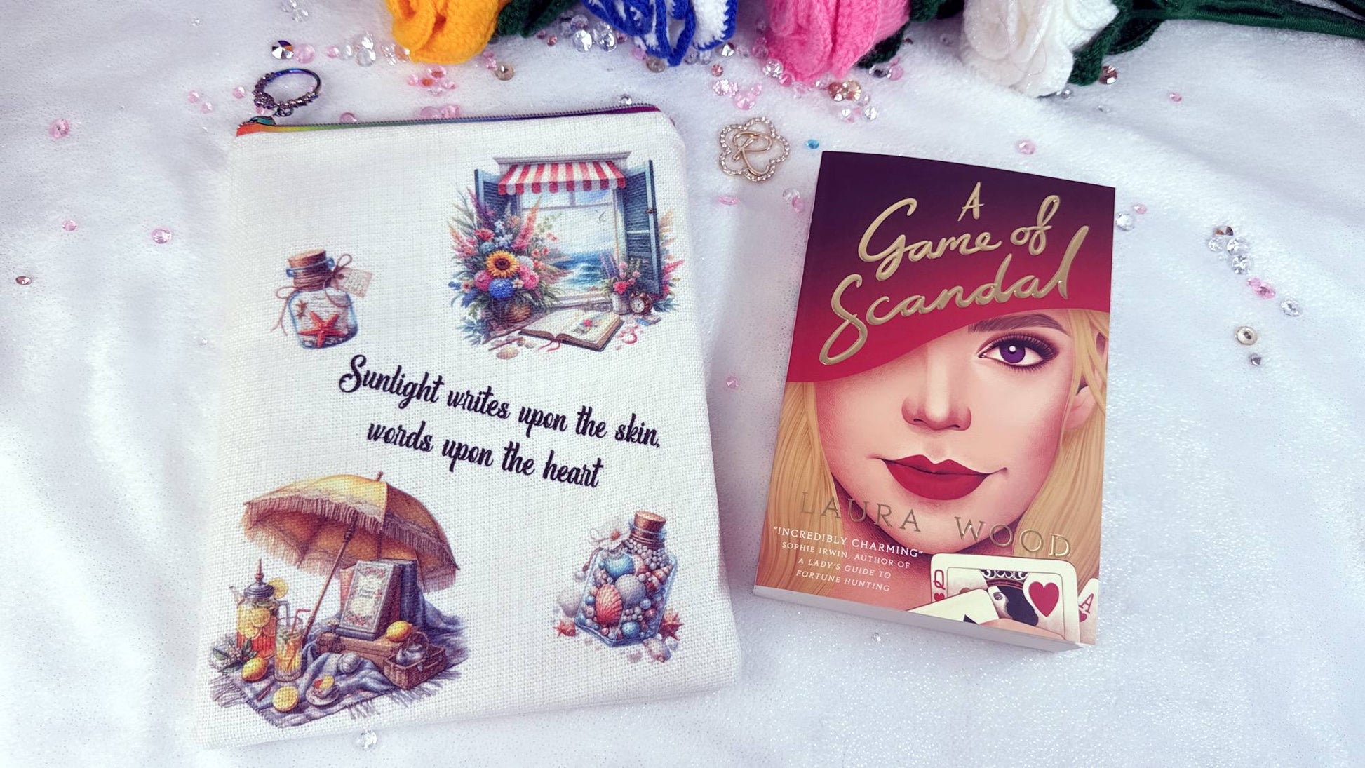 handmade personalised book sleeve "Sunlight writes upon the skin, Book Lover"&nbsp;made from the highest quality materials and vibrant colors.&nbsp;The rainbow zip adds a stylish touch while providing excellent protection for your books, ensuring they remain safe wherever you go. These unique book sleeve provide protection for your favorite books, journals or notebooks. designed by Roxana Roveno  good for paperbacks books