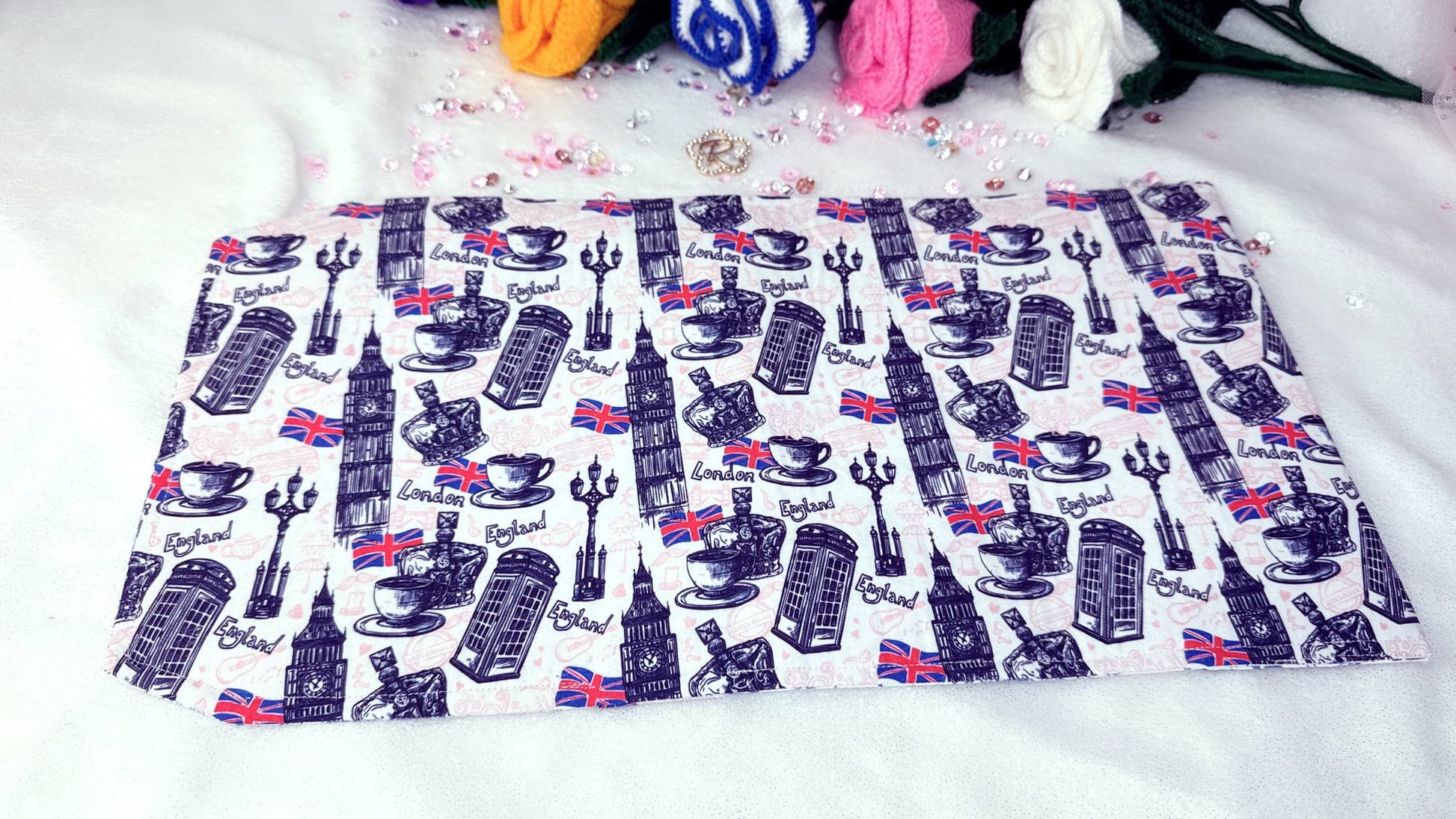 high-quality cotton fabrics with vibrant, coordinated designs, each cover features a durable yet flexible padded lining, keeping your book safe from bent corners, scratches or accidental spills while on the go. Crafted by Roxana Roveno, perfect book cover 