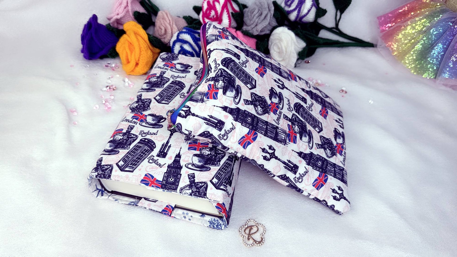 premium handmade book sleeves and cover set, designed for book lovers who care about their books as much as they care about reading them.  our book covers are perfect for protecting your books on the go—no more bent corners or damaged covers in your handbag or backpack. crafted by Roxana Roveno perfect gift for paper back readers