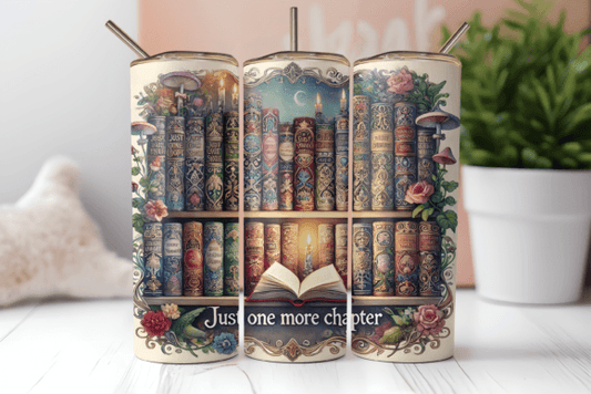 Book Lover REading Tumbler 20oz Personalised Gifts by Roxana Roveno special created for a book lover coffee lover Perfect gift Unique gift 