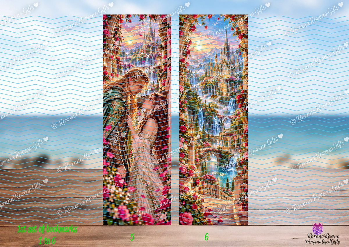 Fantasy court laminated bookmarks for book lovers – RoxanaRoveno Gifts