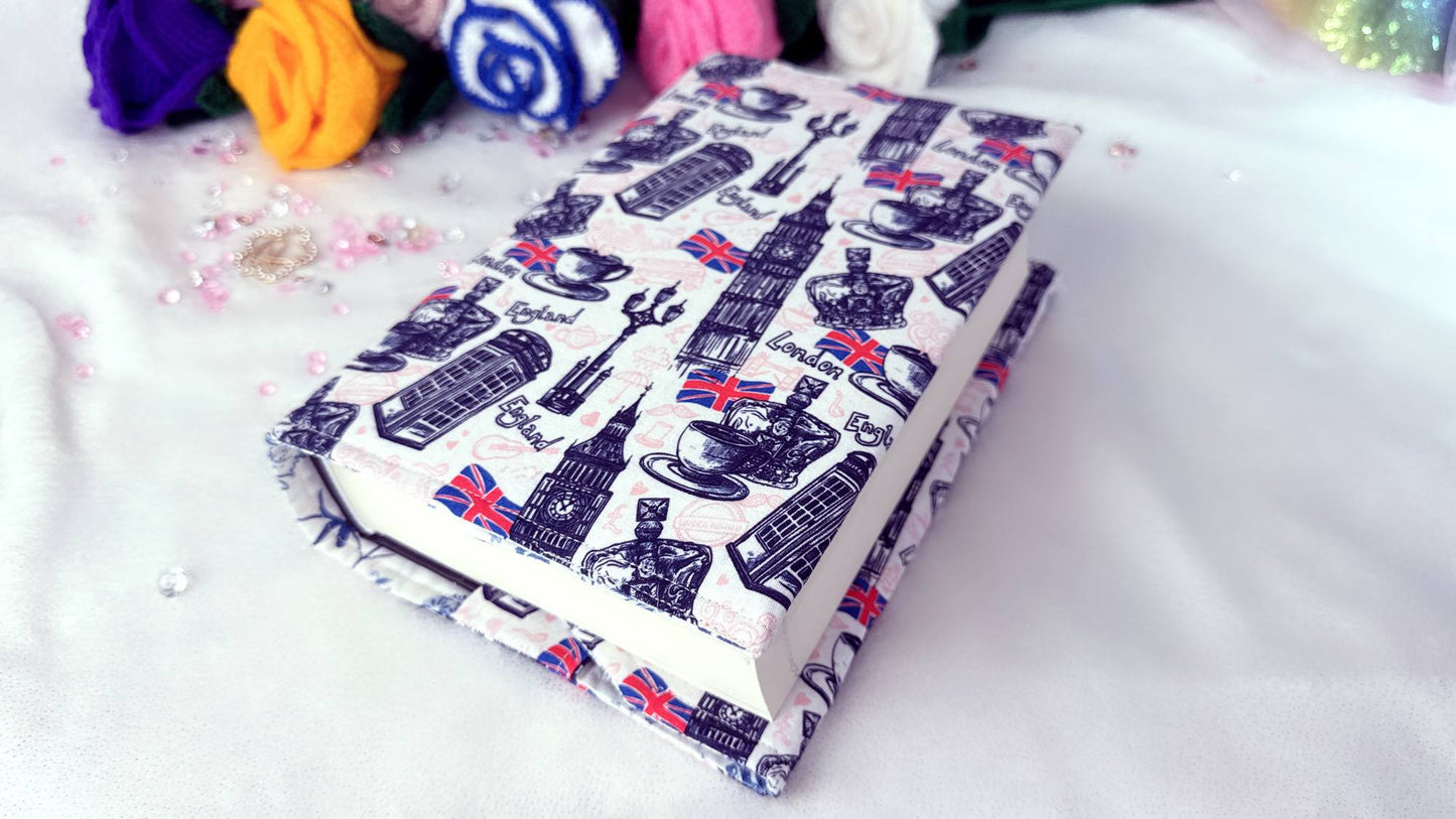 premium handmade book covers, designed for book lovers who care about their books as much as they care about reading them.  our book covers are perfect for protecting your books on the go—no more bent corners or damaged covers in your handbag or backpack. crafted by Roxana Roveno