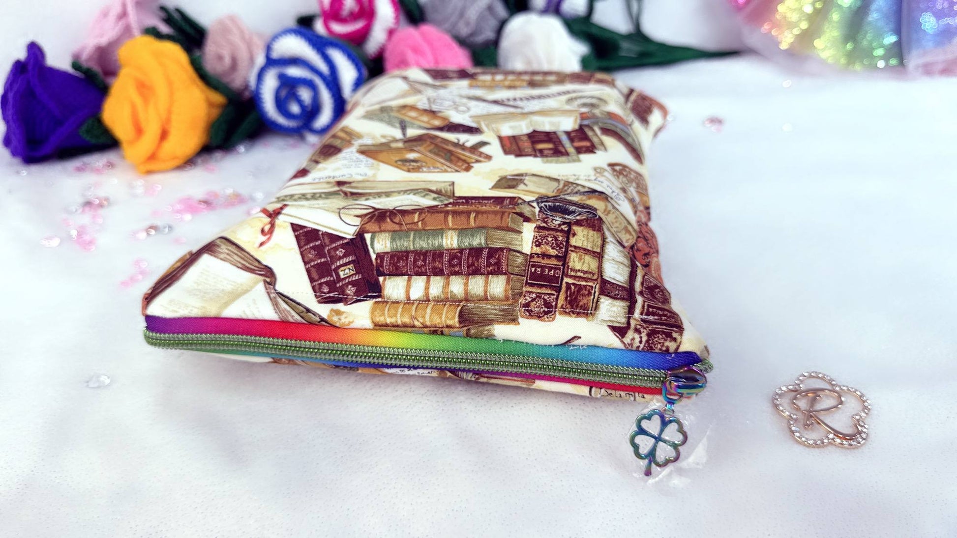 perfect protection for paperback books, book sleeve crafted by roxana roveno
Whether it’s a hardback edition, a slightly larger paperback, or a collector’s piece, this cover provides the perfect balance of protection and elegance.

Crafted from high-quality cotton fabrics with vibrant, coordinated designs, each cover features a durable yet flexible padded lining, keeping your book safe from bent corners, scratches or accidental spills while on the go. vintage victorian book sleeve 