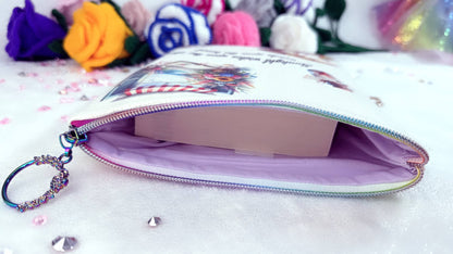 handmade personalised book sleeve "Sunlight writes upon the skin, Book Lover"&nbsp;made from the highest quality materials and vibrant colors.&nbsp;The rainbow zip adds a stylish touch while providing excellent protection for your books, ensuring they remain safe wherever you go. These unique book sleeve provide protection for your favorite books, journals or notebooks. designed by Roxana Roveno  perfect for paperback books 