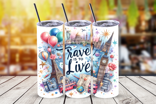 Girls Trip Tour Inspiration Tumbler Personalised Gifts by Roxana Roveno Perfect gifts For a Adventure Girl or Boy Perfect Souvenir